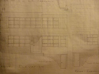 Item #50-1558 Building Plans, Topography Maps, Elevations, and Interior Details for the Residence...