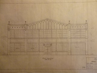 Item #50-1562 Building Plans and Perspective for Building for James H. Hjul on 5th St. between...