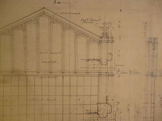 Item #50-1571 Building Plans and Elevation for James H. Hjul for Building on Corner of 15th St....