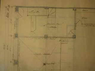 Item #50-1595 Building Plans for a Structure on Bay St., San Francisco. James H. Hjul