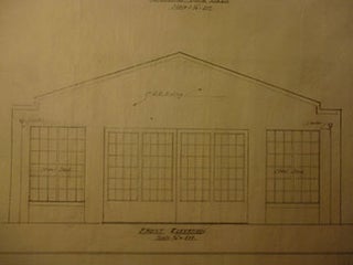 Item #50-1609 Building Plans and Elevation for Marshall-Newell Supply Co. (Ship supply company)...