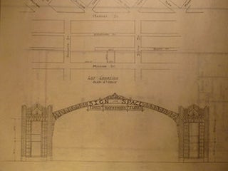 Item #50-1640 Building Plans, Elevation, and Map for a Proposed Building for James H. Hjul on...