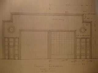 Item #50-1653 Building Plans and Elevation for C. A. Wellman on San Bruno Ave., San Francisco....