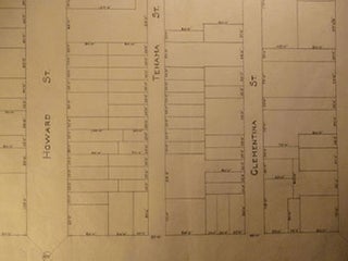 Item #50-1658 Map from Mission St. to Brannan St., between 3rd St. and 4th St., San Francisco....