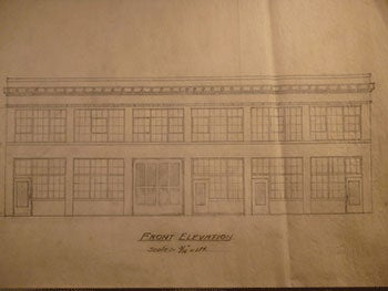 Hjul, James H. - Building Plans and Elevations for a Building for W.H. Woodfield on Folsom St. Between Folsom and Clementina St. , San Francisco. Current Address Possibly 680 or 690 Folsom St