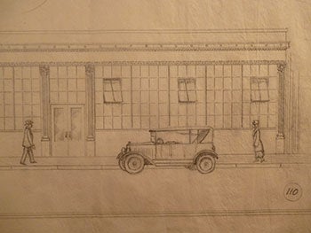 Hjul, James H. - Building Plans and Elevations for a Garage & Office Building for the Pacific Telephone & Telegraph Co. , on San Fernando St. And Gillespie St. , San Jose