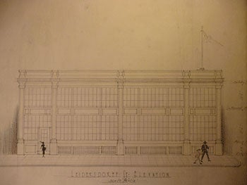 Hjul, James H. - Building Plans and Elevations for Building for Mr. Leon Hagpop Nishkian, Engineer, on the Corner of Commercial St. And Leidersdorff St. , San Francisco