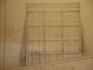 Item #50-1708 Building Plans and Elevation for a Loft Building for James H. Hjul on California...