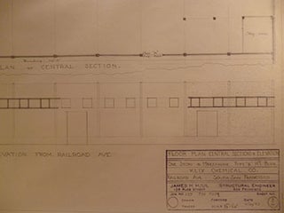 Item #50-1711 Building Plans, Elevations, and Perspective for a Building for Klix Chemical Co. at...