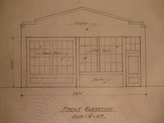 Item #50-1734 Building Plans and Elevation for a Building for A. Paulsen. on Harriet St., San...