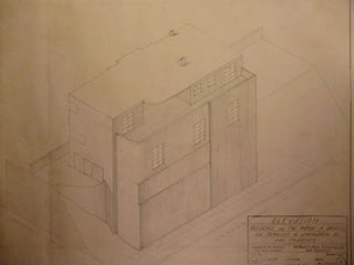 Item #50-1743 Building Plans and Perspective for a Residence for Mrs. Thomas A. Driscoll, at 800...