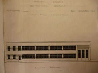 Item #50-1744 Building Plans and Elevation for a Building for the Bucyrus - Erie Company for C....