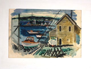Item #51-0045 Boothbay Boatyard, Maine. Jason Schoener