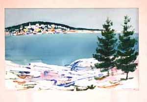 Schoener, Jason - Maine Village, Winter
