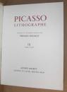 Item #51-0123 Picasso Lithographe , Vols. I- IV (Complete set without the original lithographs). Fernand Mourlot, Pablo Picasso.