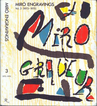 Item #51-0146 Woodcut dust-jacket for Miró Engraver, III. Joan Miró.