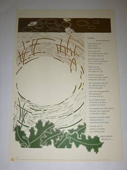 Cadmus Editions Broadside Series. Number One (1982).