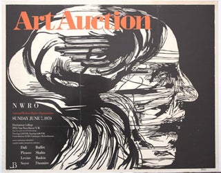 Item #51-0235 Agonized. Poster for the Art Auction of National Welfare Rights Organization, June...