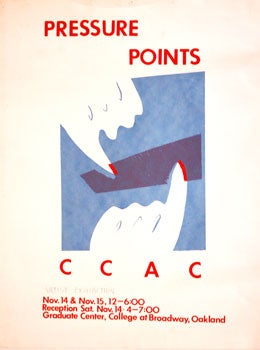 Item #51-0240 Pressure Points. CCAC. California College of Arts & Crafts. CCAC Artist.