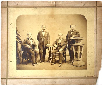 Item #51-0264 San Francisco Pioneer Merchants. Henry William Bradley, William Herman Rulofson.