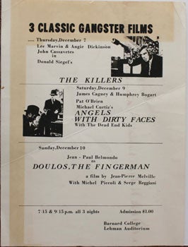 Item #51-0287 3 Classic Gangster Films. Barnard College
