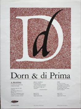 Dorn, Edward & Diane di Prima - Dorn & Di Prima. A Reading