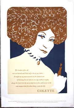 Item #51-0396 Portrait of Colette. Robert Baldock, Wesley Tanner