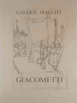 Item #51-0471 Sculptures in the Studio. Alberto Giacometti
