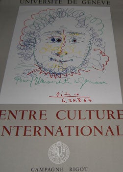 Item #51-0482 Université de Genève. Centre Culturel International. Pablo Picasso