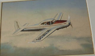 Item #51-0519 A Navion Airplane in Flight. Stephen Calhoun Smith, Cal