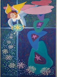 Item #51-0640 An Angel Spreading Angel Designs. Carlos Andreson