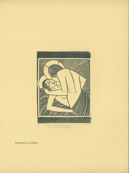 Item #51-0677 Stay me with apples. Eric Gill, After