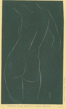 Item #51-0691 Female Nude, Standing, from behind. Eric Gill, After