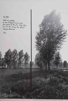 Item #51-0705 Two Pipes. Peter Downsborough, Segrate Italy 1974. Duncan McNaughton, Peter Downsbrough, Poet, Artist.