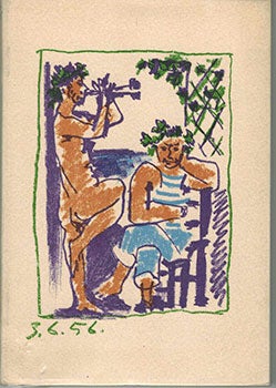 Item #51-0730 Picasso Peintures 1955-1956. Gilbert Duclaud, Pablo Picasso, author