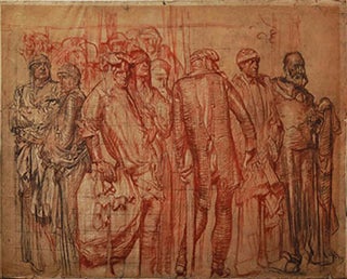Item #51-0746 Study for "King John signs the Magna Carta." Frank Brangwyn