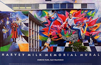 James, Jim and Rose de Heer - Poster for Harvey Milk Memorial Mural