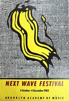 Lichtenstein, Roy - Next Wave Festival. Brooklyn Academy of Music. 1983. Poster