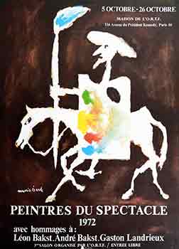 Item #51-0899 Peintres du Spectacle. Maurice Izard