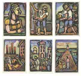 Item #51-0915 Passion. Eaux-fortes originales en couleurs et bois dessinés par Georges Rouault....