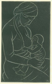 Item #51-0927 Mother and Child. Eric Gill
