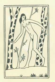 Item #51-0931 Silver Birches or New England Woods. Eric Gill