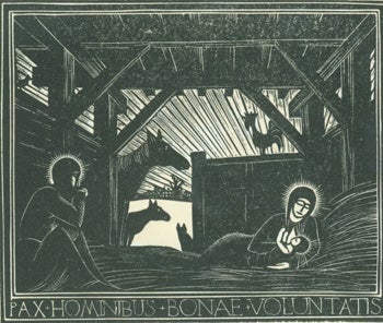 Item #51-0936 Christmas Gifts: (Dawn). Eric Gill.