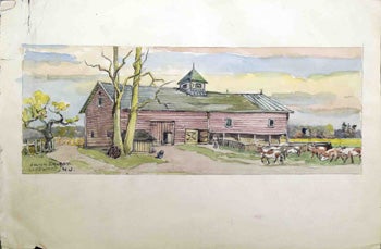 Item #51-1000 A Dairy Farm in Lakewood, New Jersey. Julius M. Delbos.