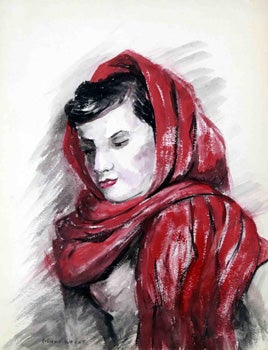 Wright, Julian Chapman (1904-1978) - Woman in Red