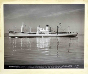 Item #51-1013 Moore & McCormack Company's Steamer Moracssea - Ex Sea Panther. Gabriel Moulin Studios.