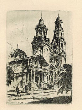Item #51-1050 Mission Dolores, San Francisco. CB, a Crown, Monogram