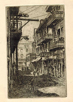 Item #51-1059 Spofford Alley, Chinatown, San Francisco. William William Ross Cameron