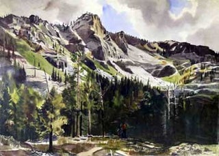 Item #51-1125 Walkers in a Mountain Landscape. Henry W. Smith