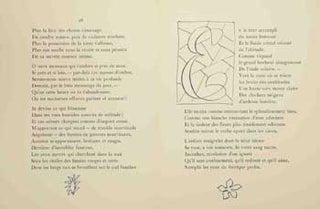 Item #51-1132 4 page spread from Poésies Antillaises, illustrées par Henri Matisse....